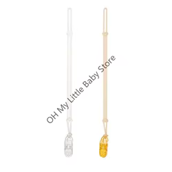 Correa para chupete bebé M76C, chupete y juguete para dentición, regalo ducha para recién nacidos, niños y niñas