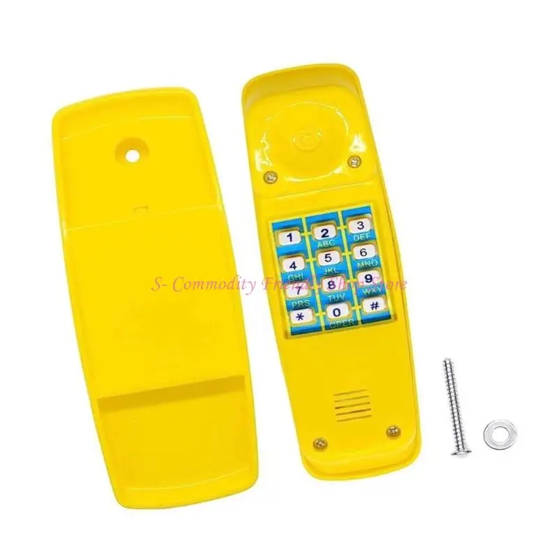 85AE Accesorio teléfono juguete columpio para niños colores vibrantes para actividades aire libre No necesitan - imagen 3