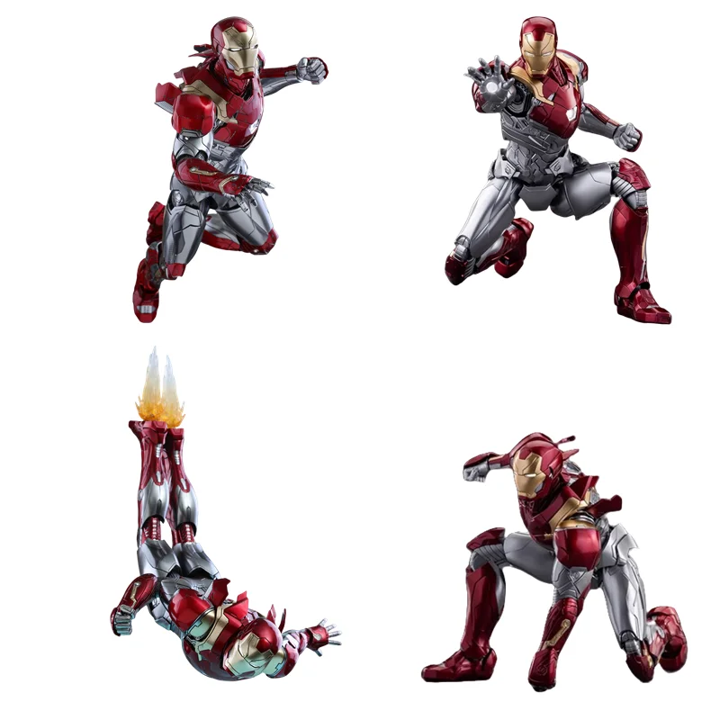 Figura de acción de Los Vengadores Iron Man MK47 MK85, modelo móvil hecho a mano, juguetes de adorno de escritorio para coleccionar, regalos de Festival para niños - imagen 3