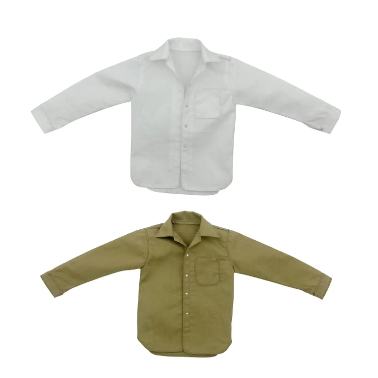 1/6 Scale Male Casual Shirt Cloth Dress up for 12 inch Figures Doll Model