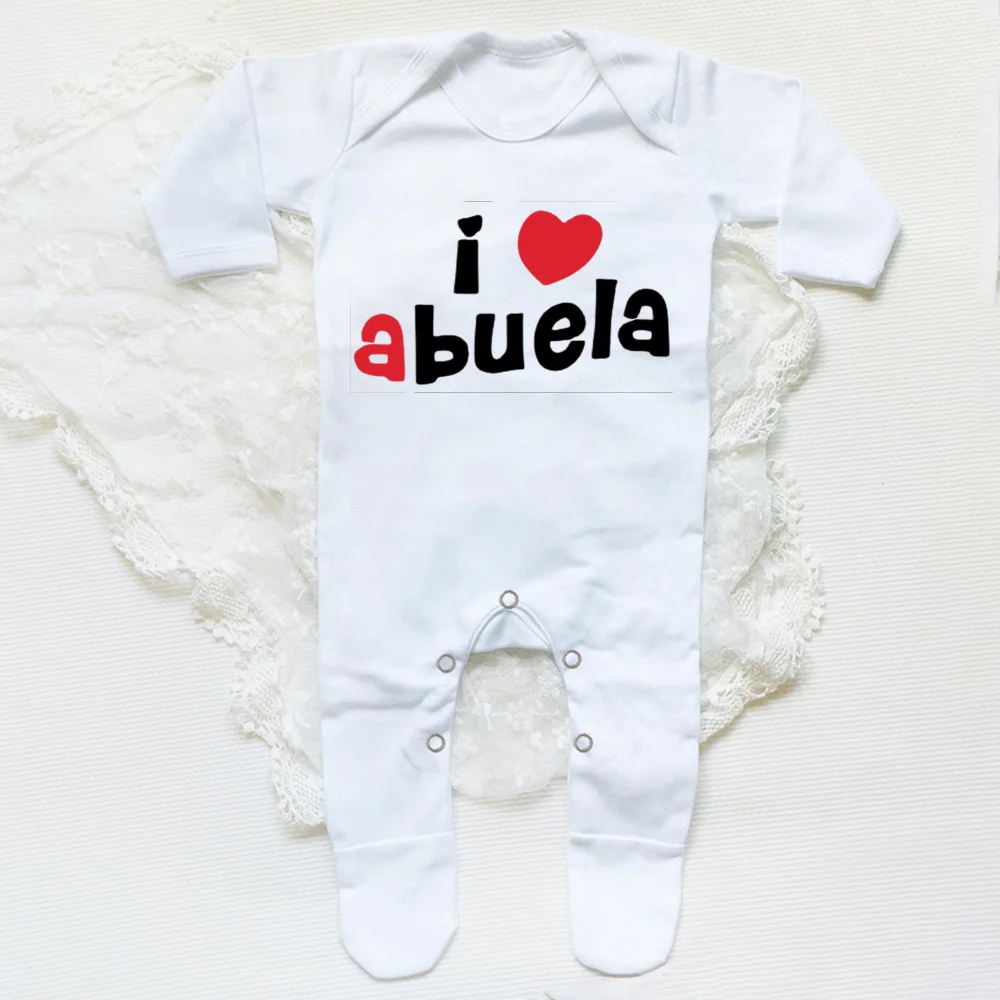 Traje de dormir I Love Papi para bebé, ropa de dormir para bebé, recién nacido, regalo de Ducha - imagen 5