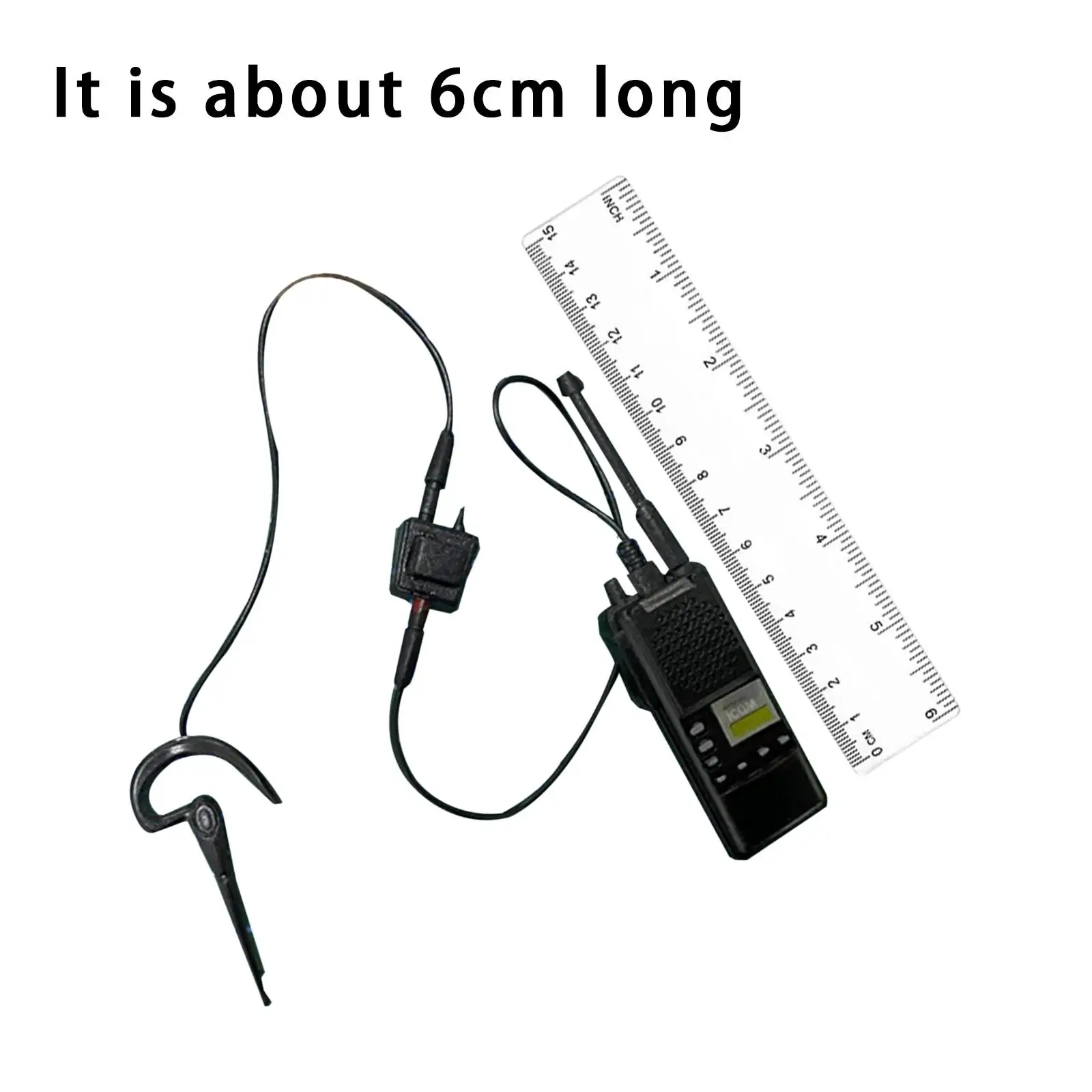 1:6 Scale Soldier Headset Model for 12inch Soldier Action Figures Parts