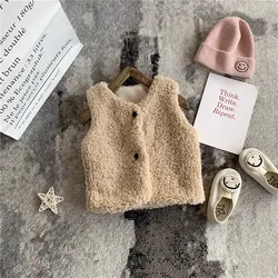 Chaleco polar acolchado para niña – forro suave y cálido