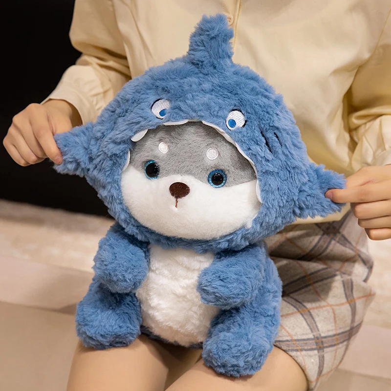 Peluche suave para niños: perro, gato o tiburón - regalo perfecto - imagen 4