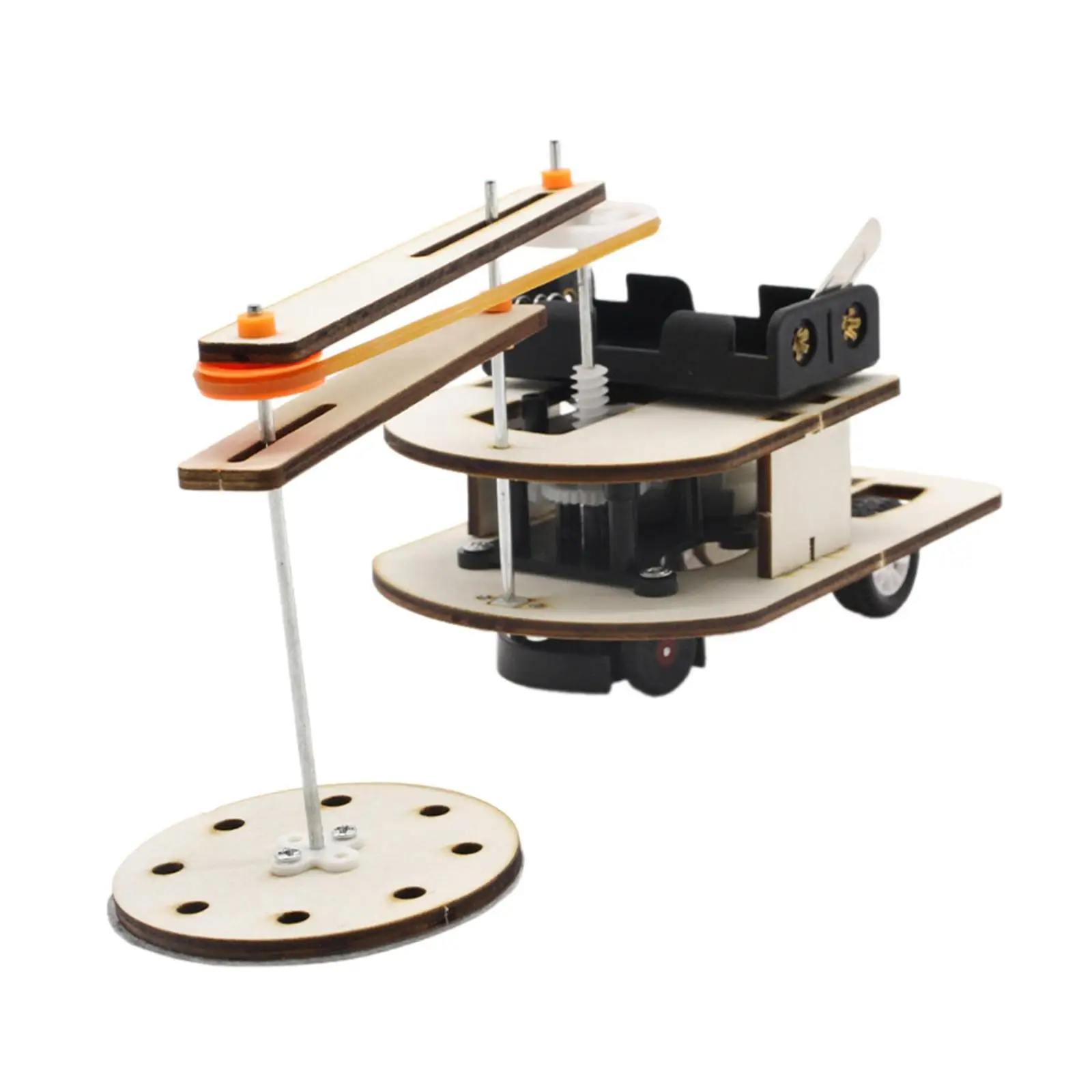 Rotating Sweeping Robot Toy Education Tool Physics Experiments Demonstrator Compact Easy Assembly Teaching Props Learning Set