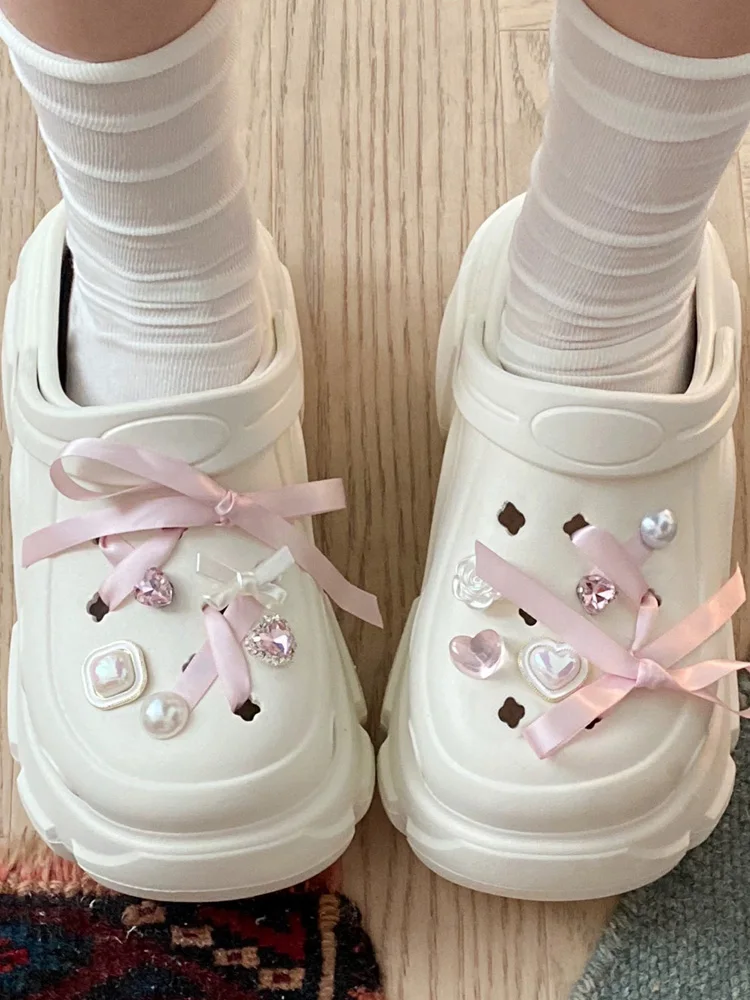 Amuletos decorativos estilo ballet rosa