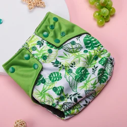 Pañal de tela reutilizable para bebé con inserto carbón bambú