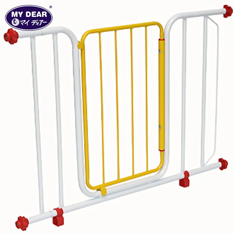 MY DEAR Puerta de seguridad para bebés de lujo, Material de hierro metálico de acero de calidad Superior, escaleras, puertas de pasillo, espacios abiertos, puertas para bebés - imagen 2