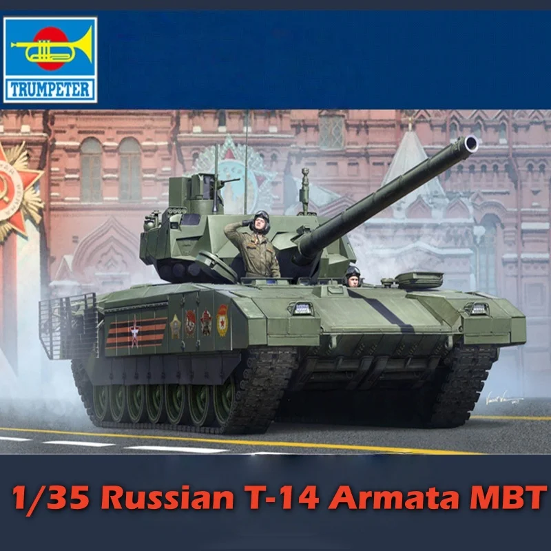 TRUMPETER 1/35 ruso T-14 Armata MBT modelo de rompecabezas de ensamblaje de plástico