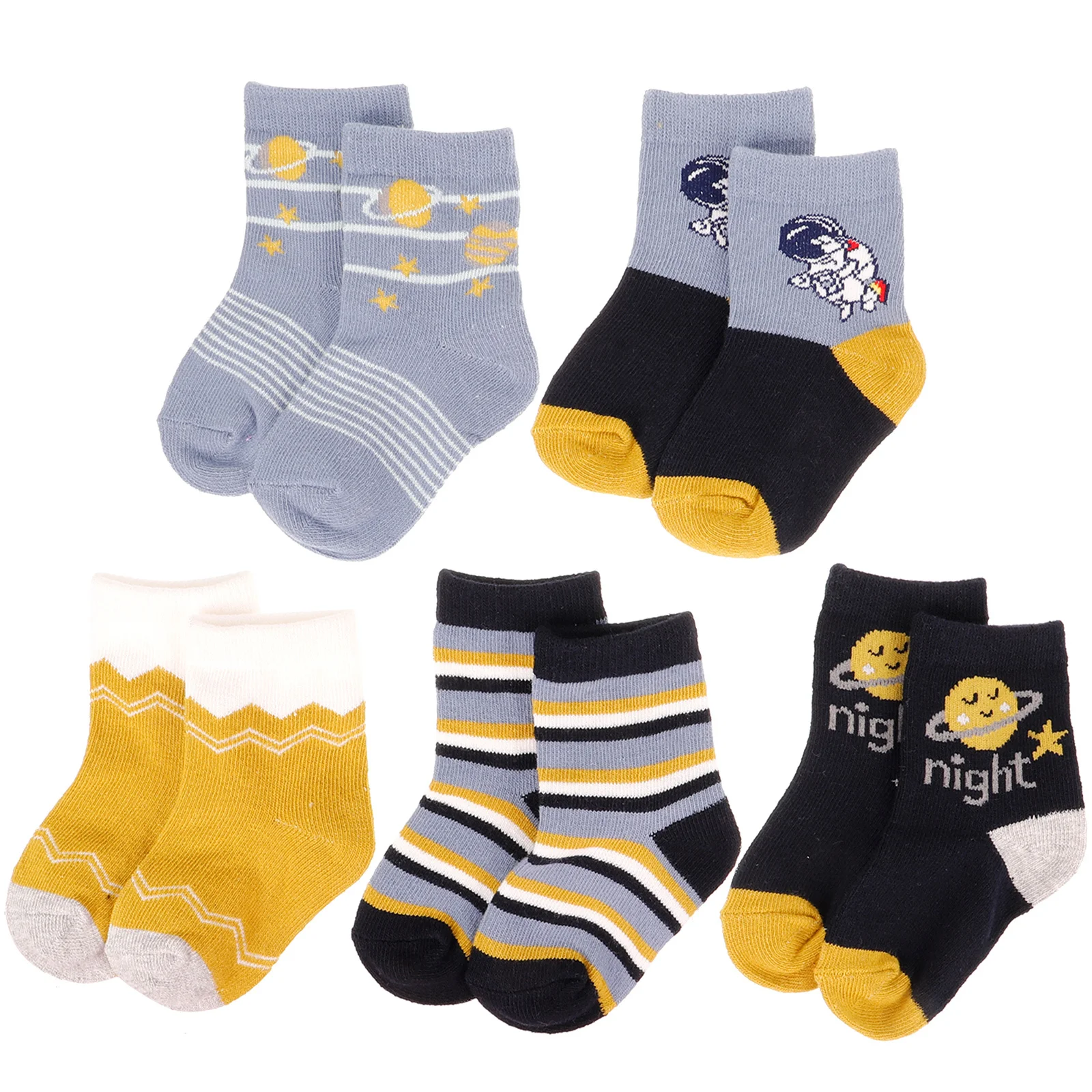 5 pares de calcetines tobilleros de algodón suave para bebés pequeños lindos calcetines cortos calzado para niños cómodo transpirable regalo Ideal para niños - imagen 2