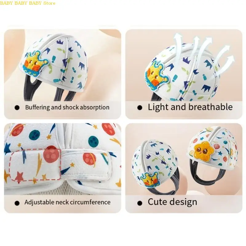 Gorro seguridad para niños pequeños Q81A, casco protector con diseño ergonómico y seguridad - imagen 2