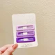 3pcs purple square