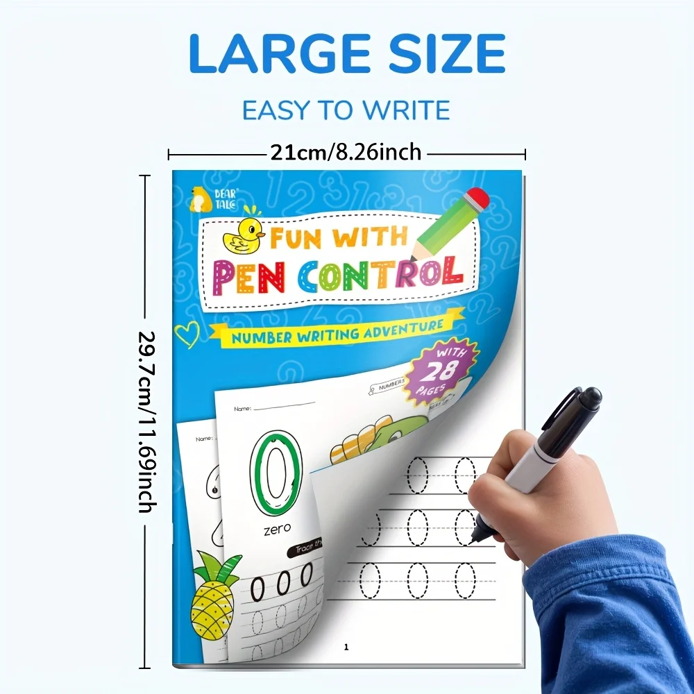 Cuaderno de matemáticas para preescolar: números y escritura - imagen 4