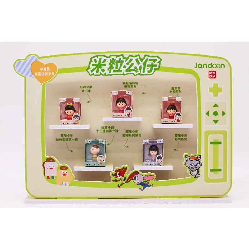 Chibi Maruko Chan caja ciega de juguete lindo Mini grano de arroz Kawaii Aniem figura muñeca modelo juguetes coleccionar adornos regalos para niños - imagen 2