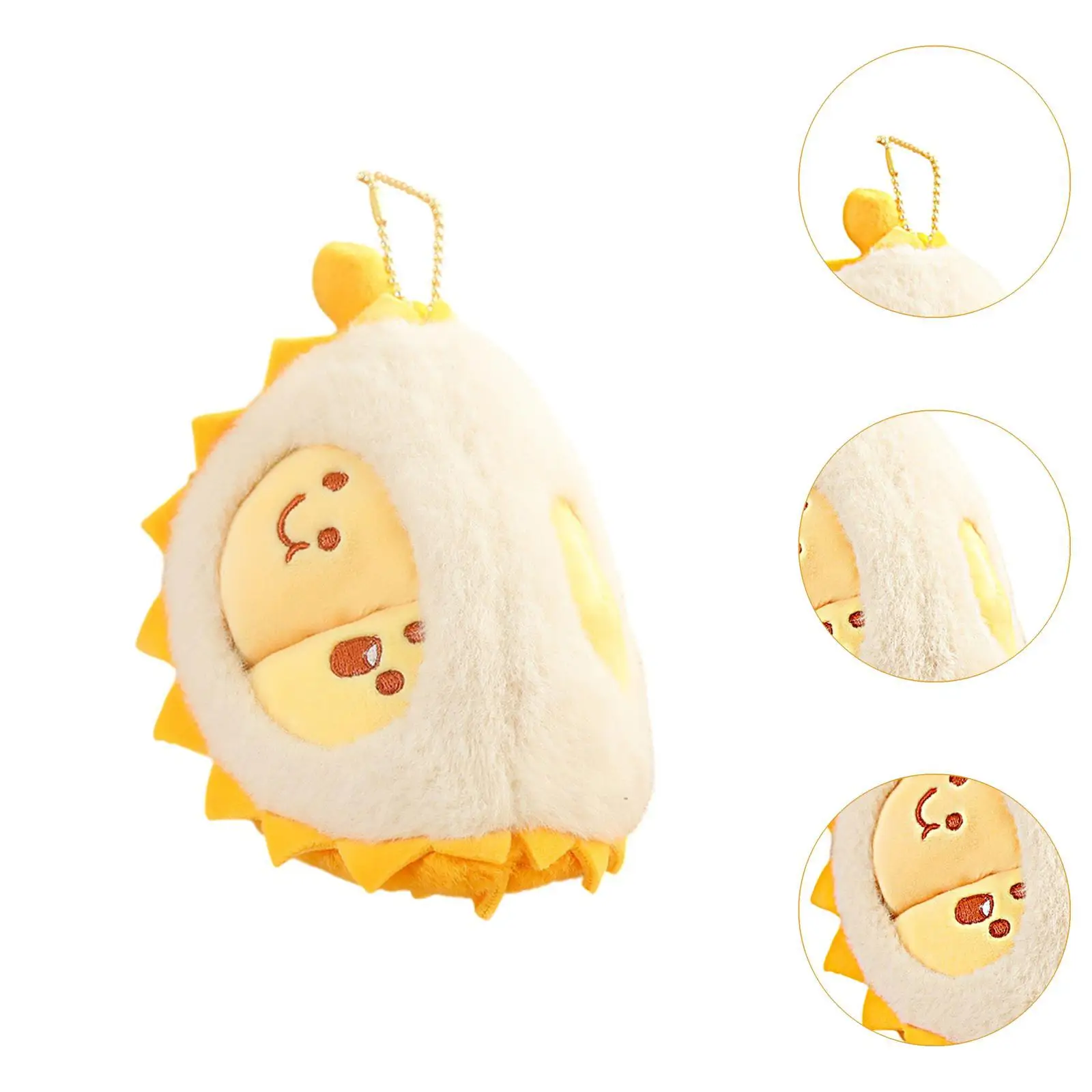 Peeling Durian Plush Doll Durian Plush Toy for Adults Kids Birthday Gifts