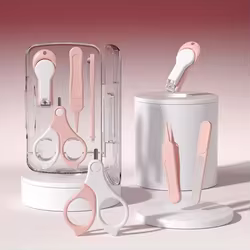 Kit de cortauñas para bebé con tijeras y lima de uñas