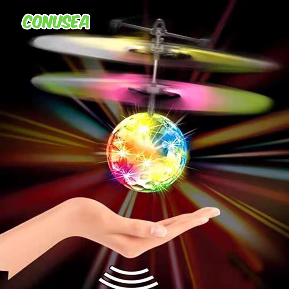 Juguete pelota voladora luminosa con inducción infrarroja para niños - imagen 2