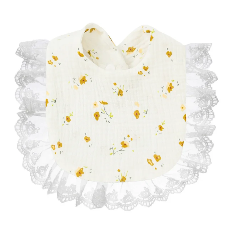 Paños para eructar de algodón suave para recién nacido, Baberos para bebé con estampado Floral de dibujos animados bonitos, toalla de Saliva para niño de cuatro estaciones, 1 unidad - imagen 5