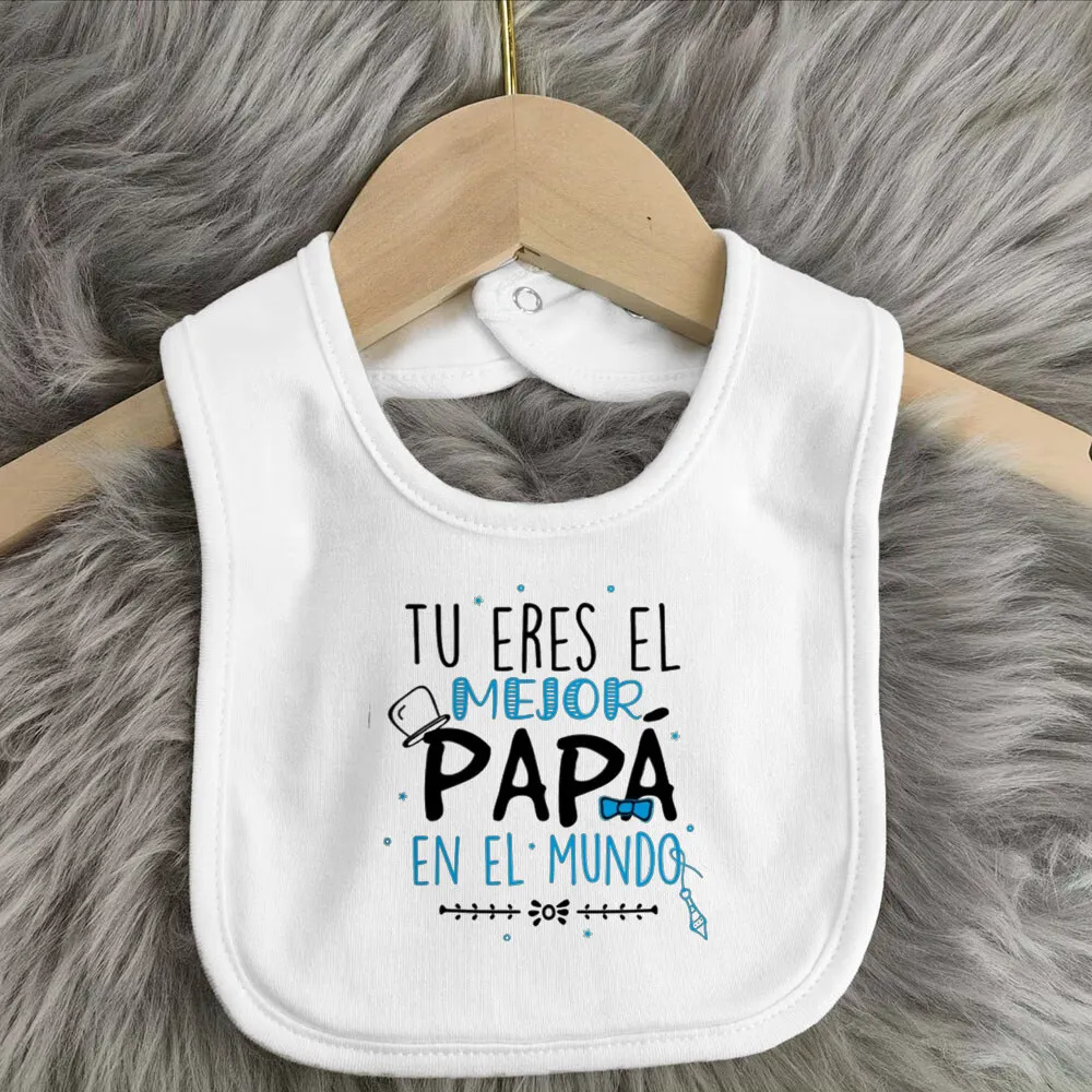 Traje de bebé divertido con estampado español - baberos y toalla - imagen 5