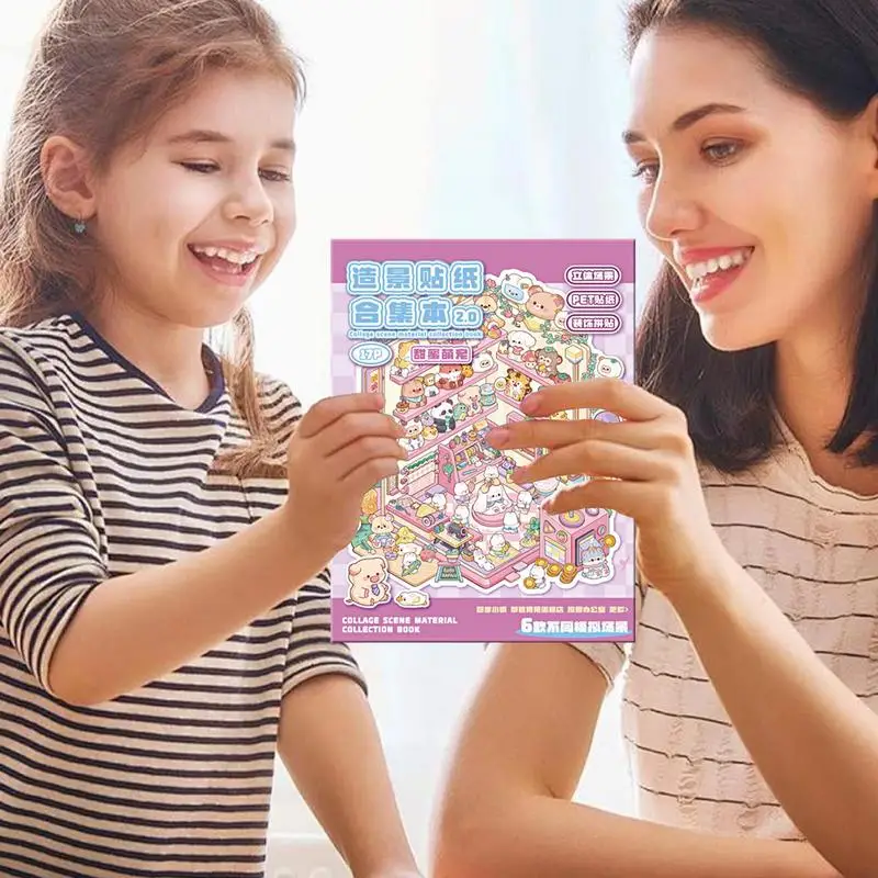 Pegatinas 3D Dreamland – Escenas infantiles creativas sin tijeras - imagen 3