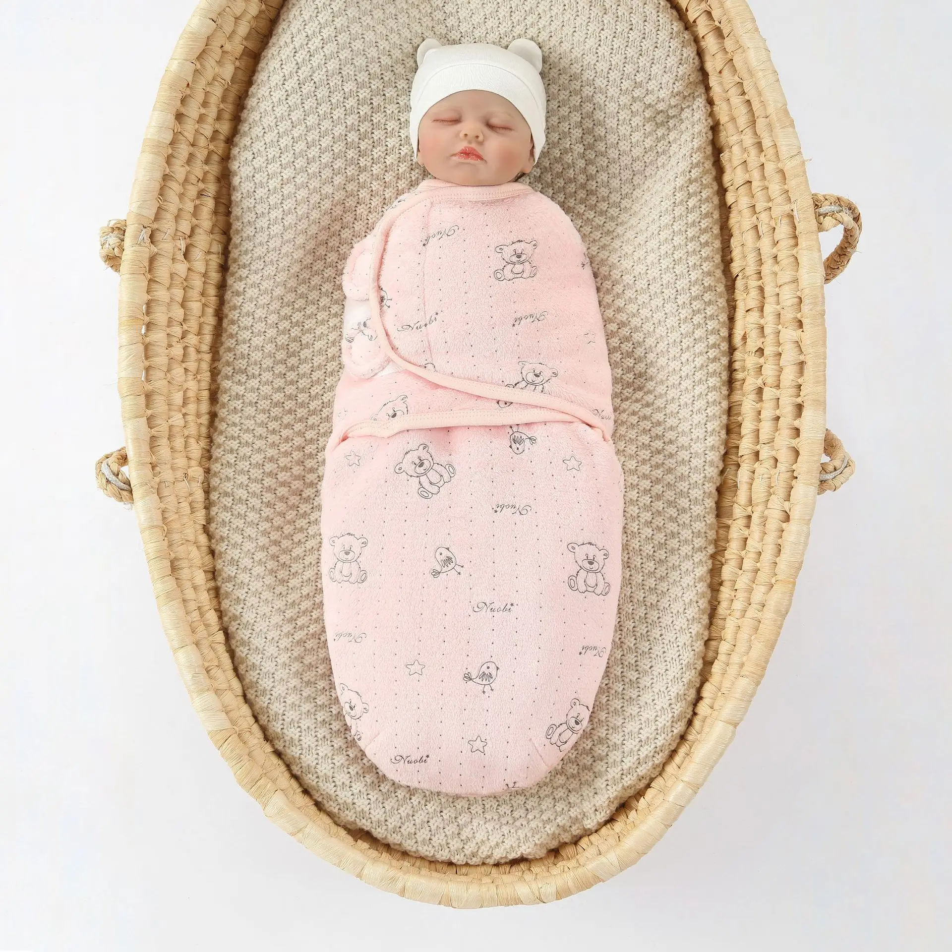 Manta envolvente para bebé en invierno – Suave y cálida - imagen 5
