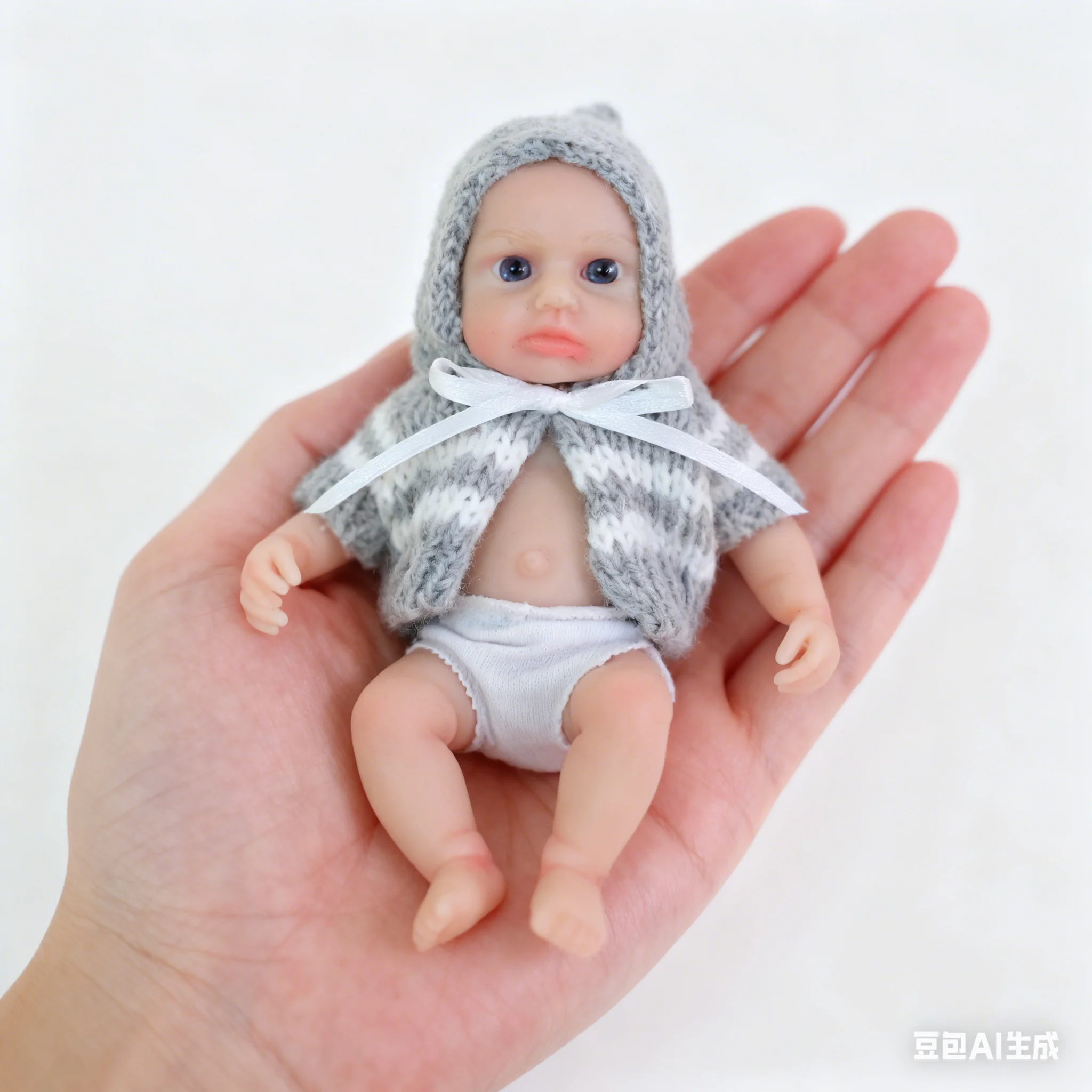 NPK 6 ''alta calidad Mini práctico bebé niño Loulou súper suave sólido platino silicona Flexible elástico Reborn muñeca suave al tacto regalo