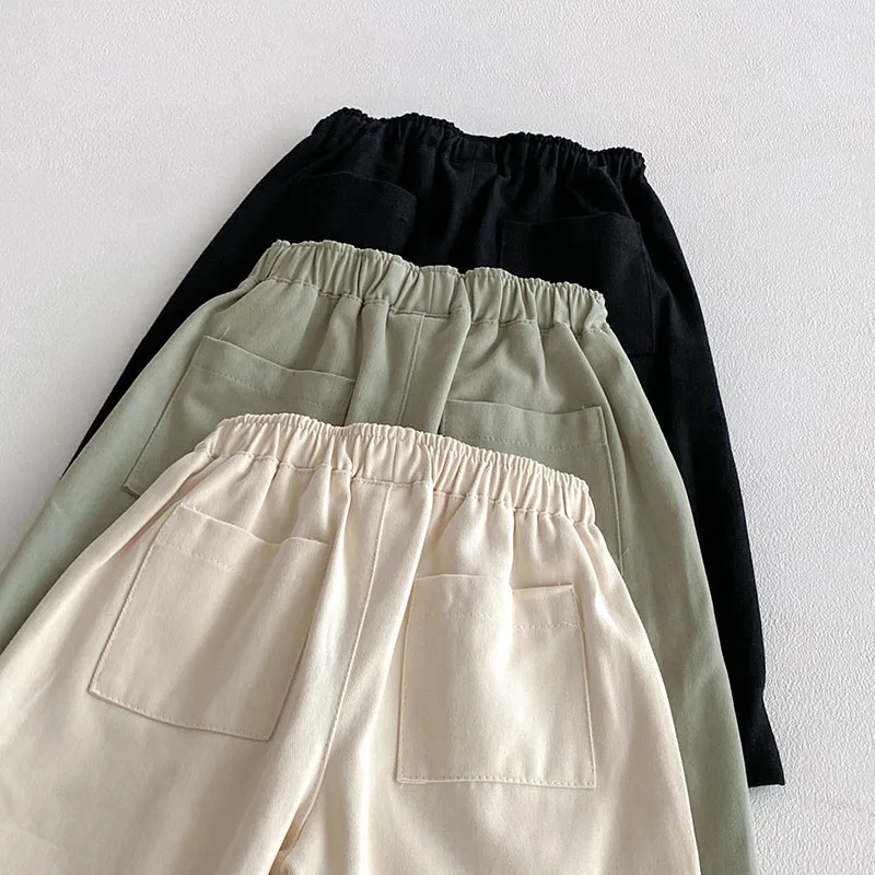 MILANCEL Pantalones holgados de otoño para bebé y niña