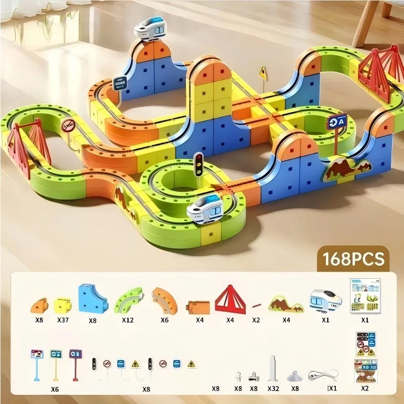 Tren magnético de construcción – Juguete educativo para niños - imagen 3