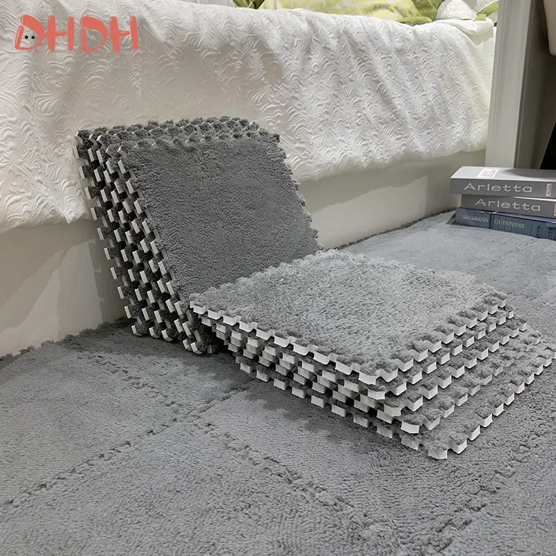 Alfombra de juego EVA con felpa suave para bebés y niños - imagen 3