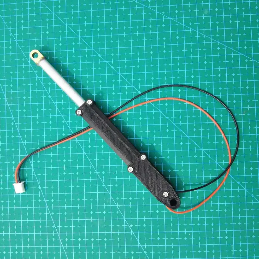 N20 45mm, 90mm pluma eléctrica varilla de empuje excavadora camión volquete modelo accesorios cilindro Metal alta imitación impresión 3D completo - imagen 4