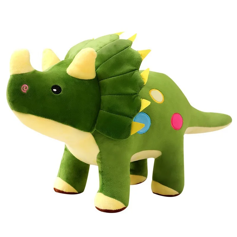 40cm creativo grande peluche suave Triceratops Stegosaurus peluche dinosaurio muñeca juguete de peluche niños dinosaurios juguete regalos de cumpleaños - imagen 4