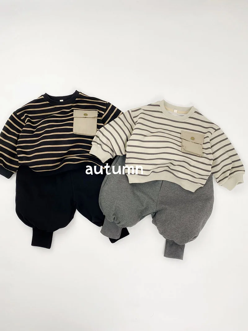 MILANCEL, nueva camiseta a rayas de otoño para niños, 1-6T, franjas de diferente Color, sudadera para niñas, sudadera fina holgada coreana para niños, Sudadera con capucha, jersey para niños - imagen 5