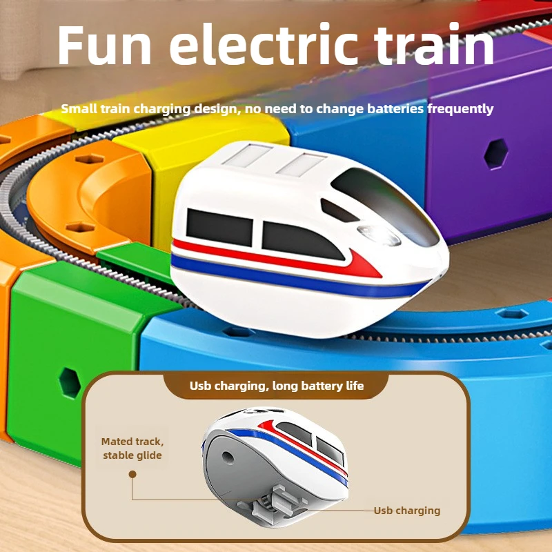 Coches decale magnéticos para niños – Juego educativo pista y bloques - imagen 3
