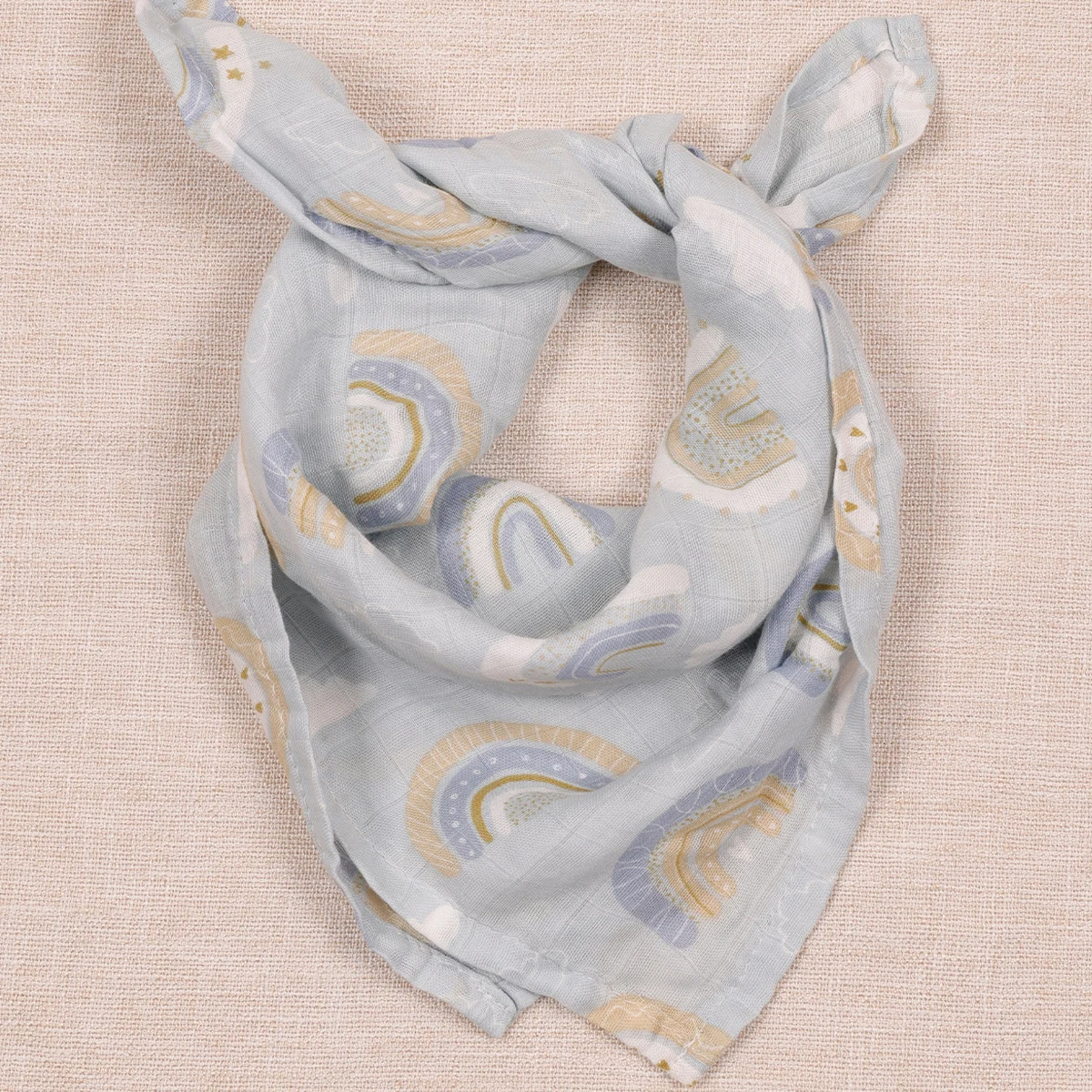 Juego de 5 uds de 60x60cm, toalla de tela para eructar de alimentación multiusos, mantas de muselina de algodón de bambú súper suaves, conjunto de tela para eructar para bebé - imagen 4