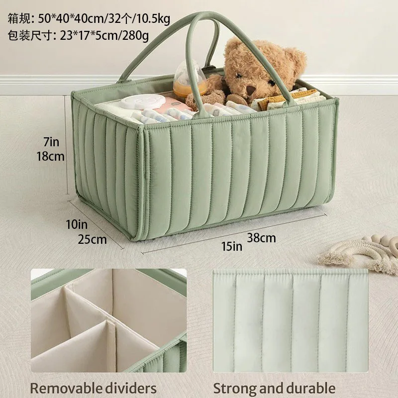 Bolsa de pañales impermeable organizadora bebé alta capacidad - imagen 2