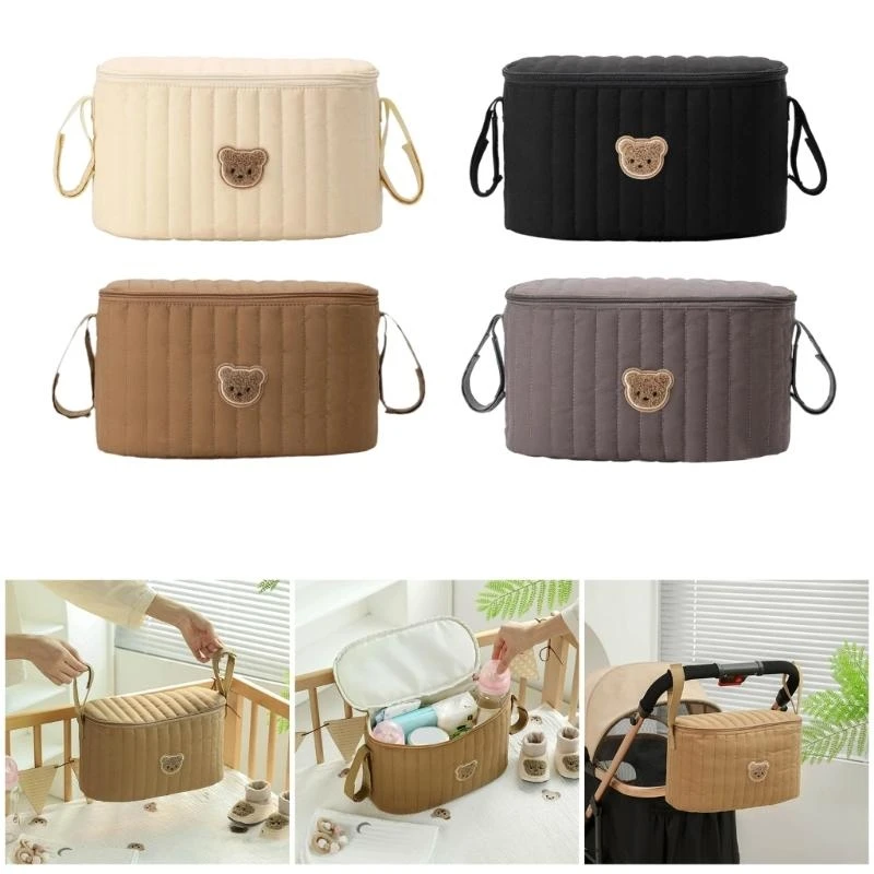 Práctico organizador bolsas almacenamiento para cochecitos bebé M76C con amplio compartimento que disfruta y - imagen 2