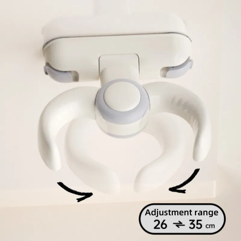 Soporte de baño de pared con soporte de ventosa para bebés mayores de 6 meses, soporte de baño ajustable para bebés de pie - imagen 3