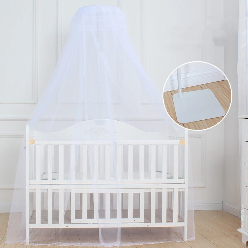 Mosquitera Universal de estilo moderno para decoración de habitación de niños, mosquitera de pie para cuna, gran espacio, mosquitera con cúpula de verano - imagen 2