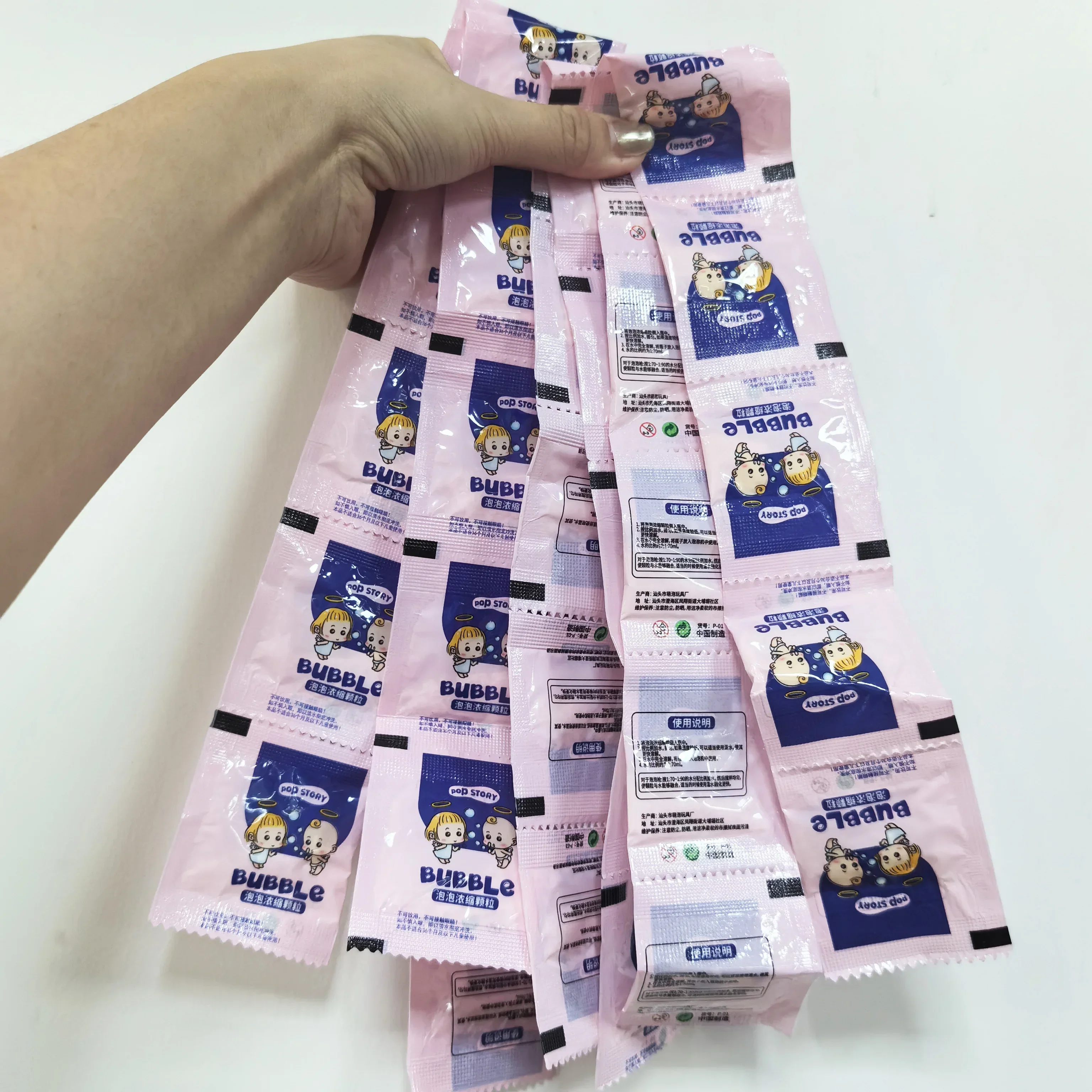 10-30 Uds máquina de burbujas suplemento líquido colorido burbuja concentrado gránulos 10 Uds ≈ 750ml pistola de burbujas suplemento gránulos - imagen 4