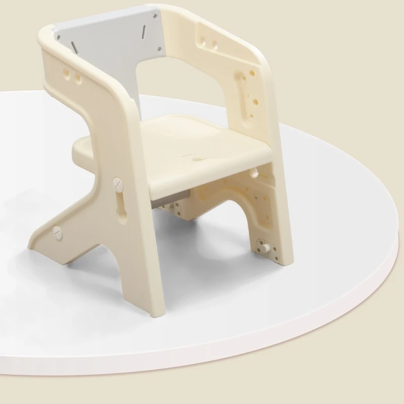 ‌ Silla alta convertible de 5 posiciones, asiento de alimentación de bebé reclinable ajustable con bandeja, reposapiés certificado por los estándares de seguridad ASTM - imagen 4