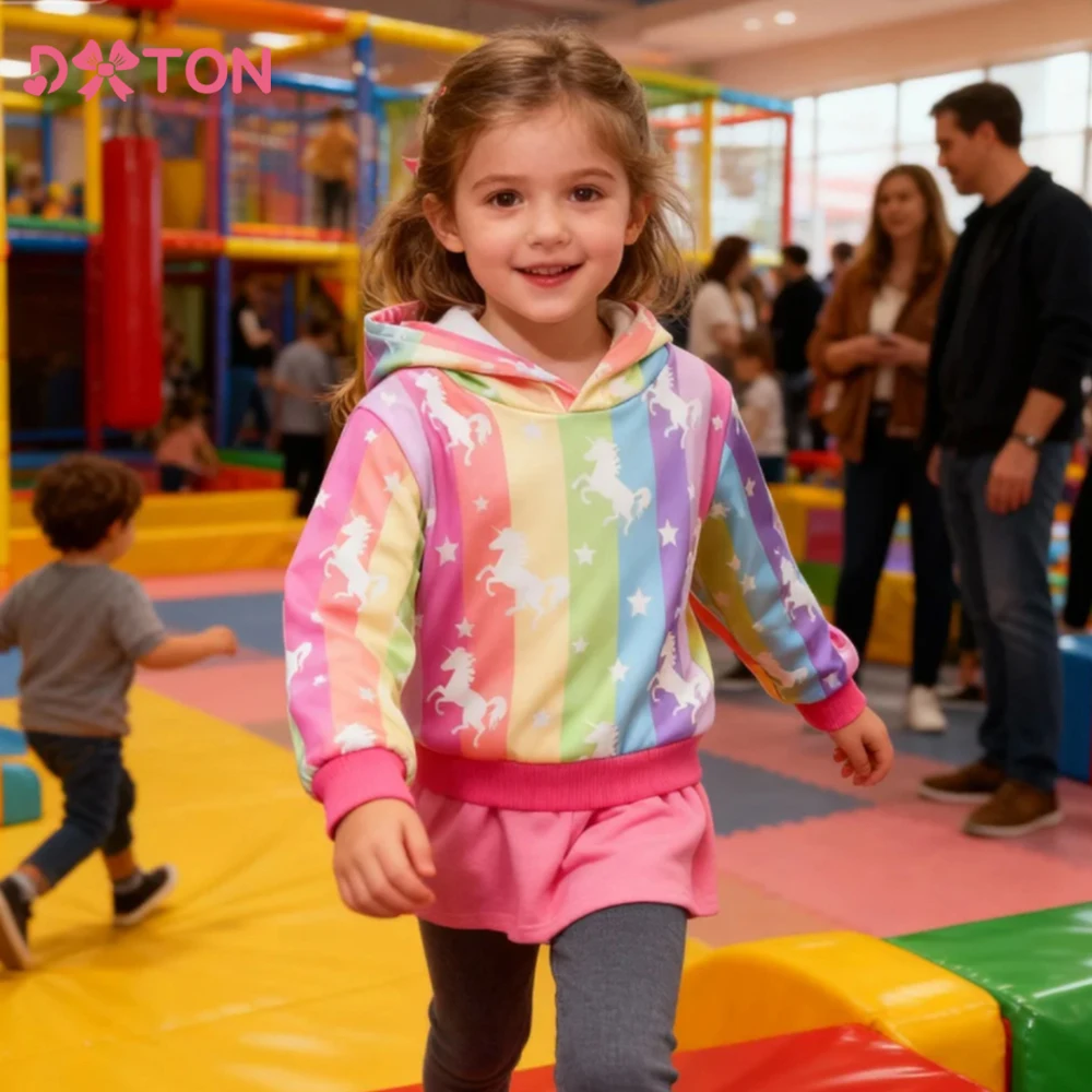 DXTON Sudadera con capucha para niño – Deportiva y de exterior