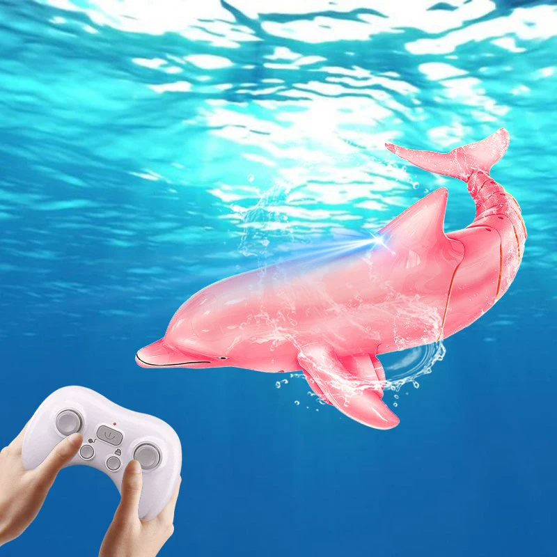 Juguete pez delfín RC 2.4G con luces – regalo de Navidad para piscina - imagen 5