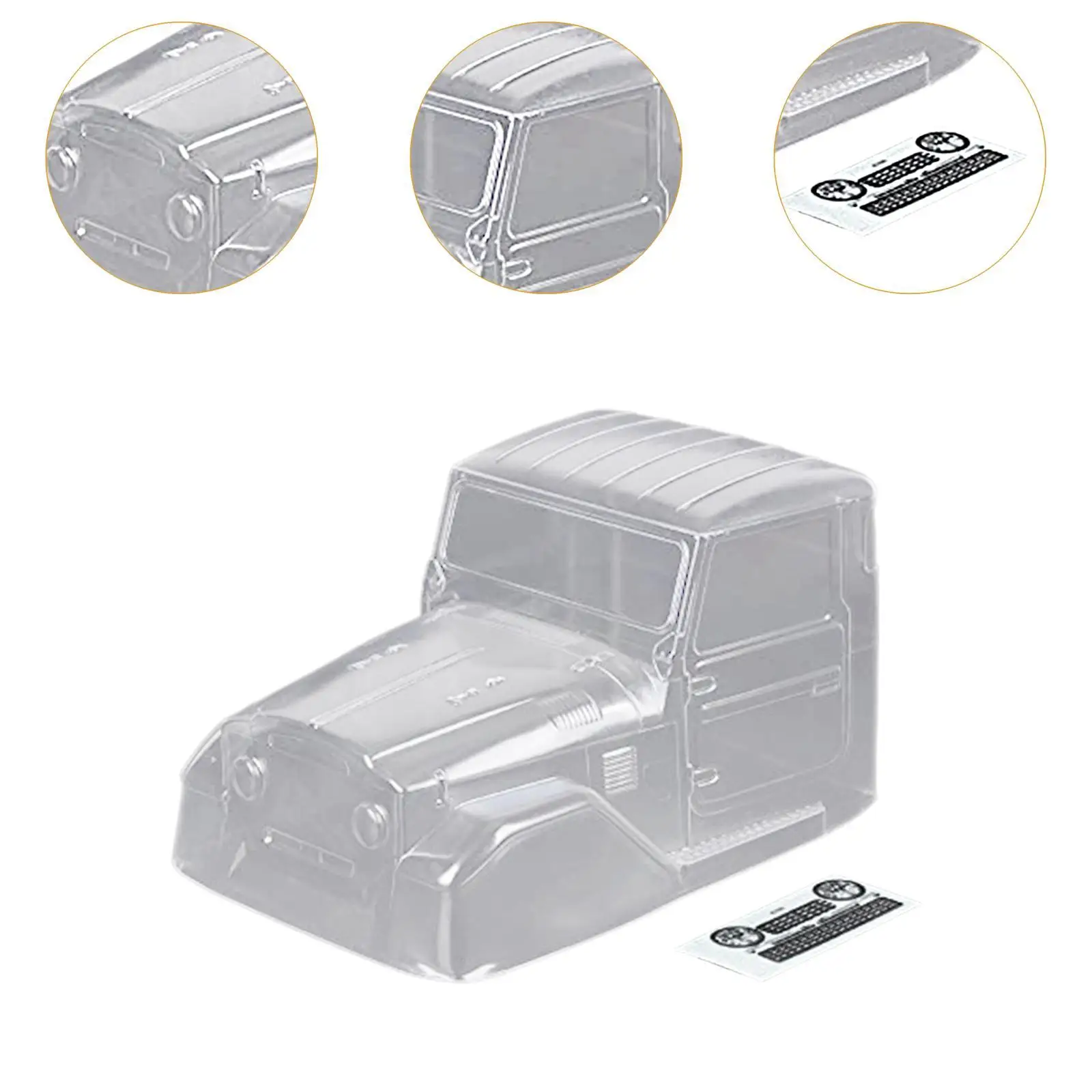 RC Drifting Car Body Shell Cover RC Clear Body for 1:10 DIY Modified Parts