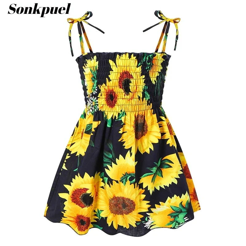 Vestido verano niña – Algodón suave sin mangas - imagen 2
