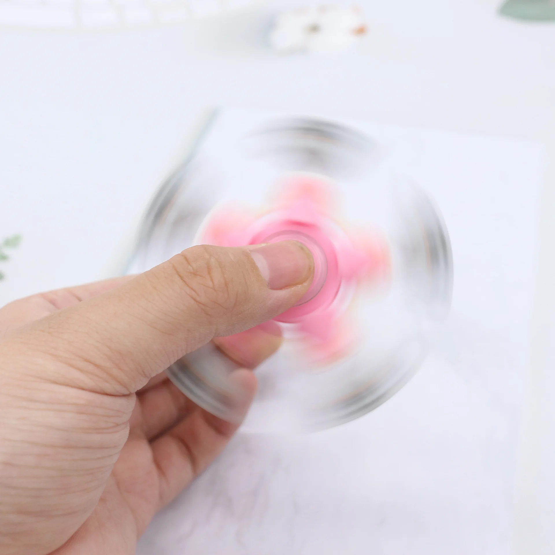 Fidget spinner infantil – Juguete giratorio antiestrés para niños - imagen 3