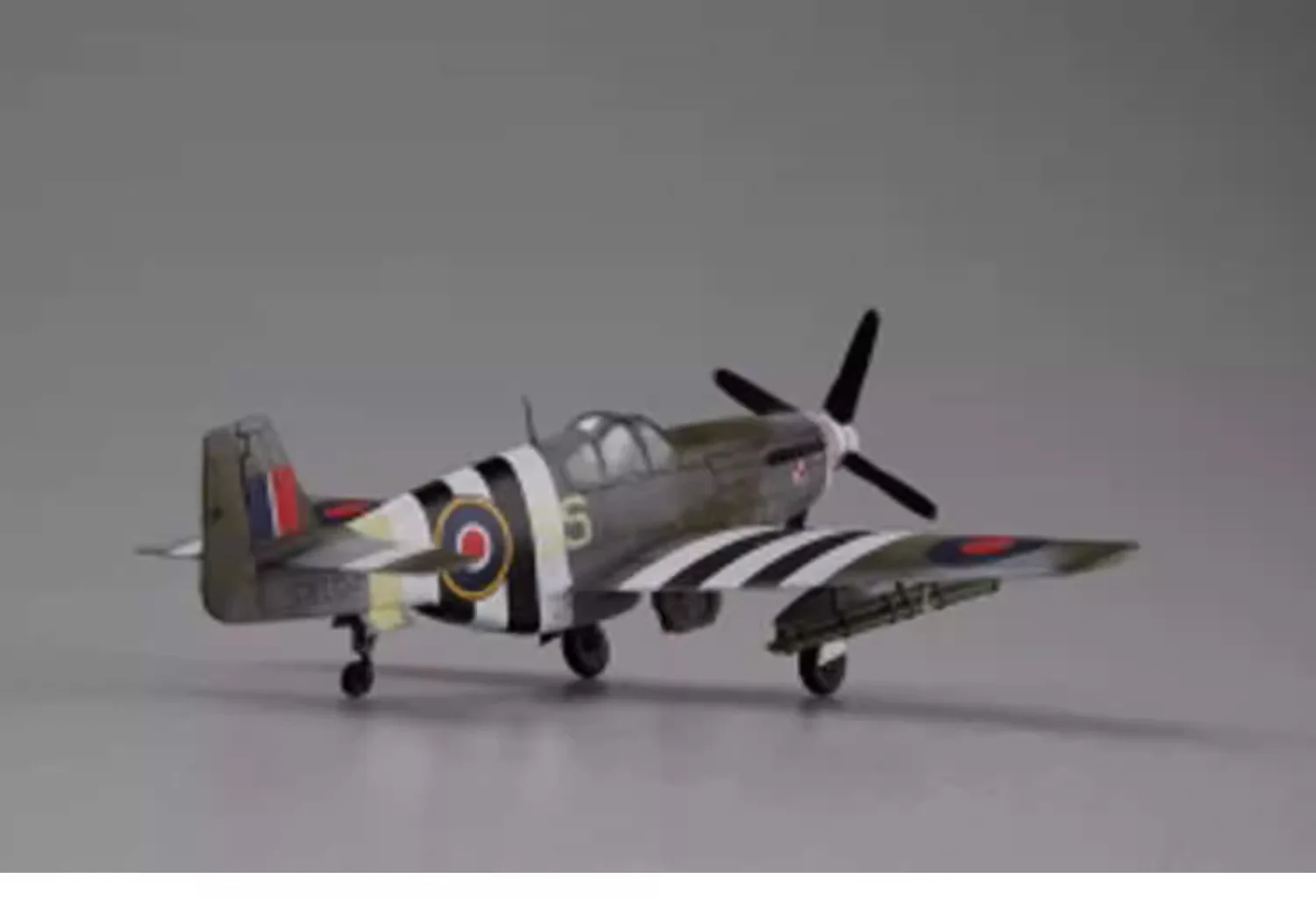 Vista superior del modelo P-51C