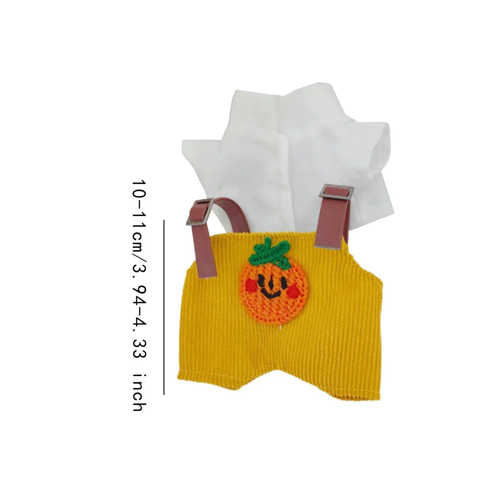 Plush Doll Clothes for 15cm 17cm Plush Doll Accessories Dress up Photo Props DIY Doll Overalls Set Stuffed Animals Clothes Cute