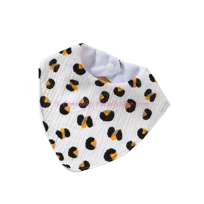 Los baberos absorbentes baba del bebé 85AE los baberos dentición del bebé del algodón mantienen ropa sus bebés - imagen 5