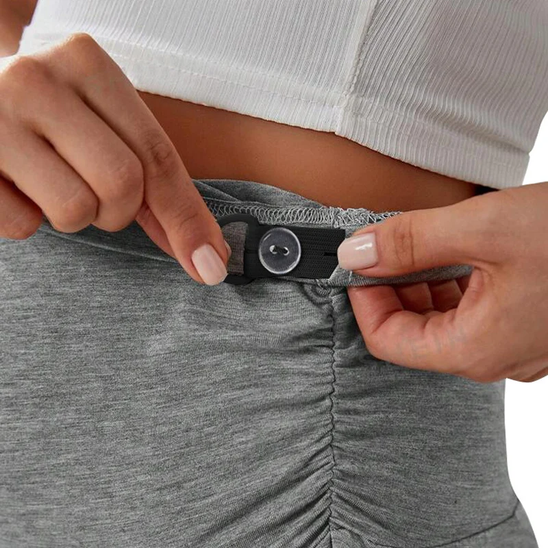 Cómodos pantalones casuales de maternidad con bolsillos pantalones de chándal elásticos para embarazo para el vientre diseño de ajuste suelto para mujeres embarazadas - imagen 4