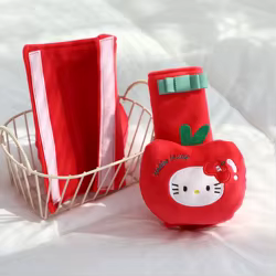 Peluche Hello Kitty forma de manzana – Cojín suave de abrazo